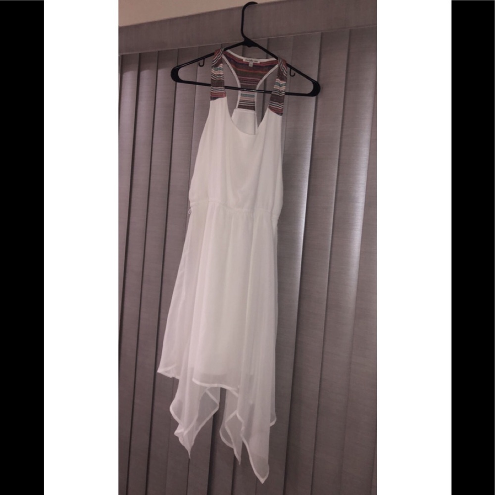 Charlotte russet White razor backed dress